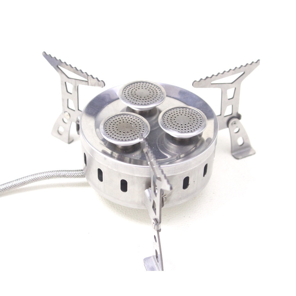 Portable Outdoor Stove with Three Burners